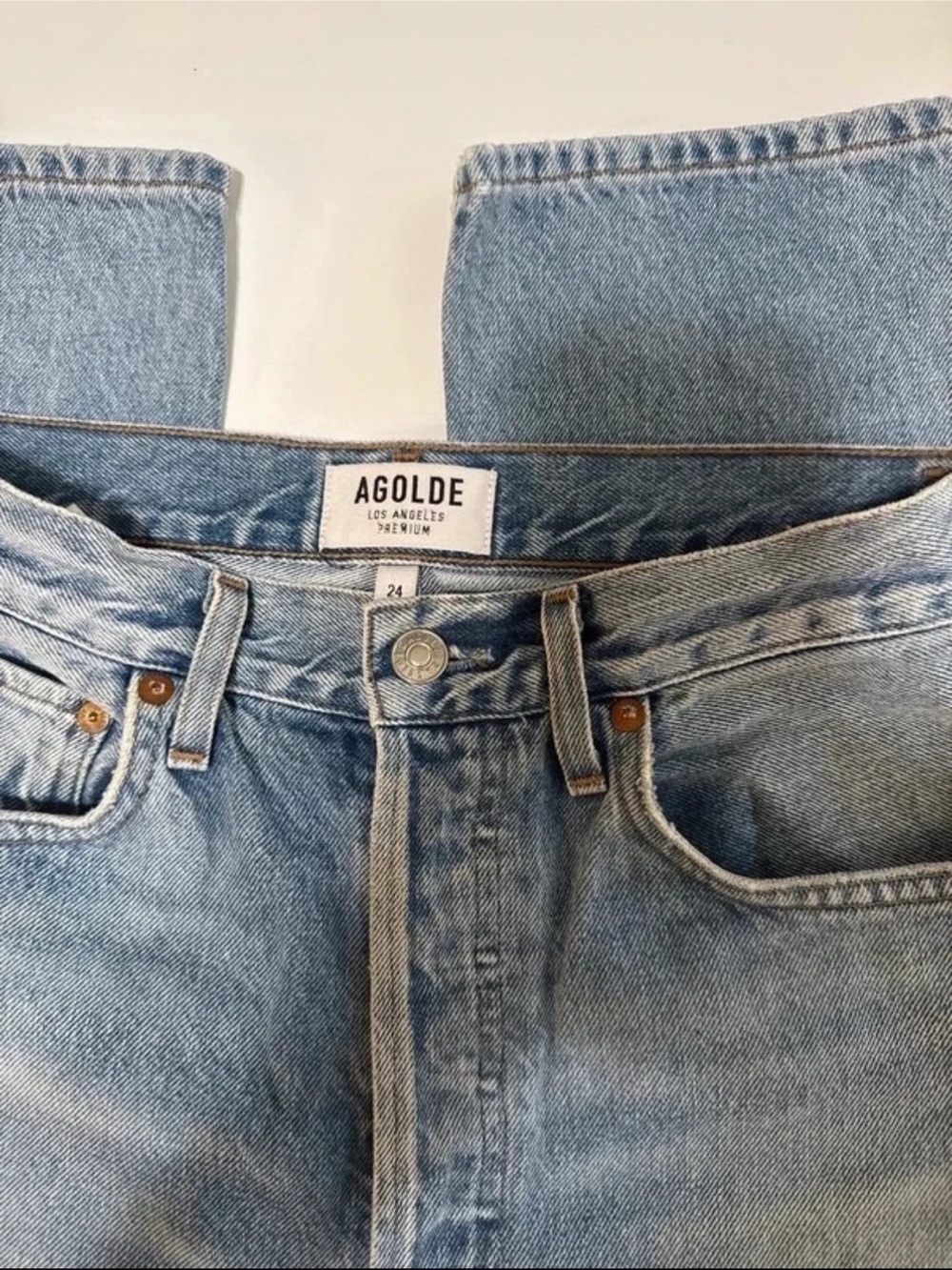 AGOLDE Light Blue women’s Denim Jeans